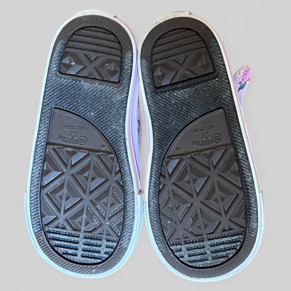 Girls Unicorn Converse, size 7 - Picture 5 of 6